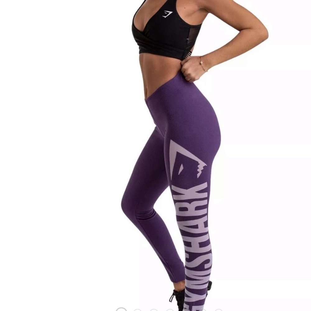 Purple Gymshark burnout leggings